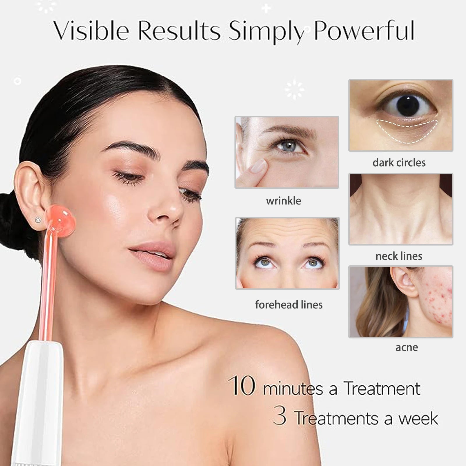 High Frequency Facial Machine Skin Therapy